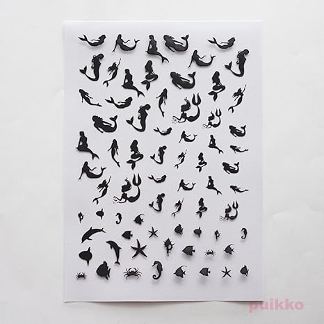 Amazon レジン封入用フィルム 人魚 小 デコ素材 通販 Amazon レジン封入用フィルム 人魚 小 デコ素材 通販