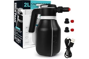 YDFL Electric Foam Sprayer 2L,75PSI Electric Pressurized Foam Sprayer for Car Washing,Rechargeable Foam Sprayer Car Wash with 2 Modes,Foam Sprayer Suitable for Car Cleaning Detailing Home Garden