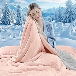 FineMay Cooling Comforter Twin Size, Double-Sided
