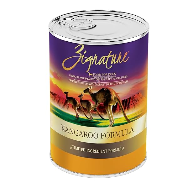 ZIGNATURE KANGAROO CANNED DOG FOOD FORMULA 12/13OZ