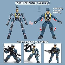 Army Men Action Figures, Toy Soldiers for Boys