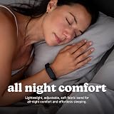 Homedics WakeBand Vibrating Alarm Wristband Black view 4