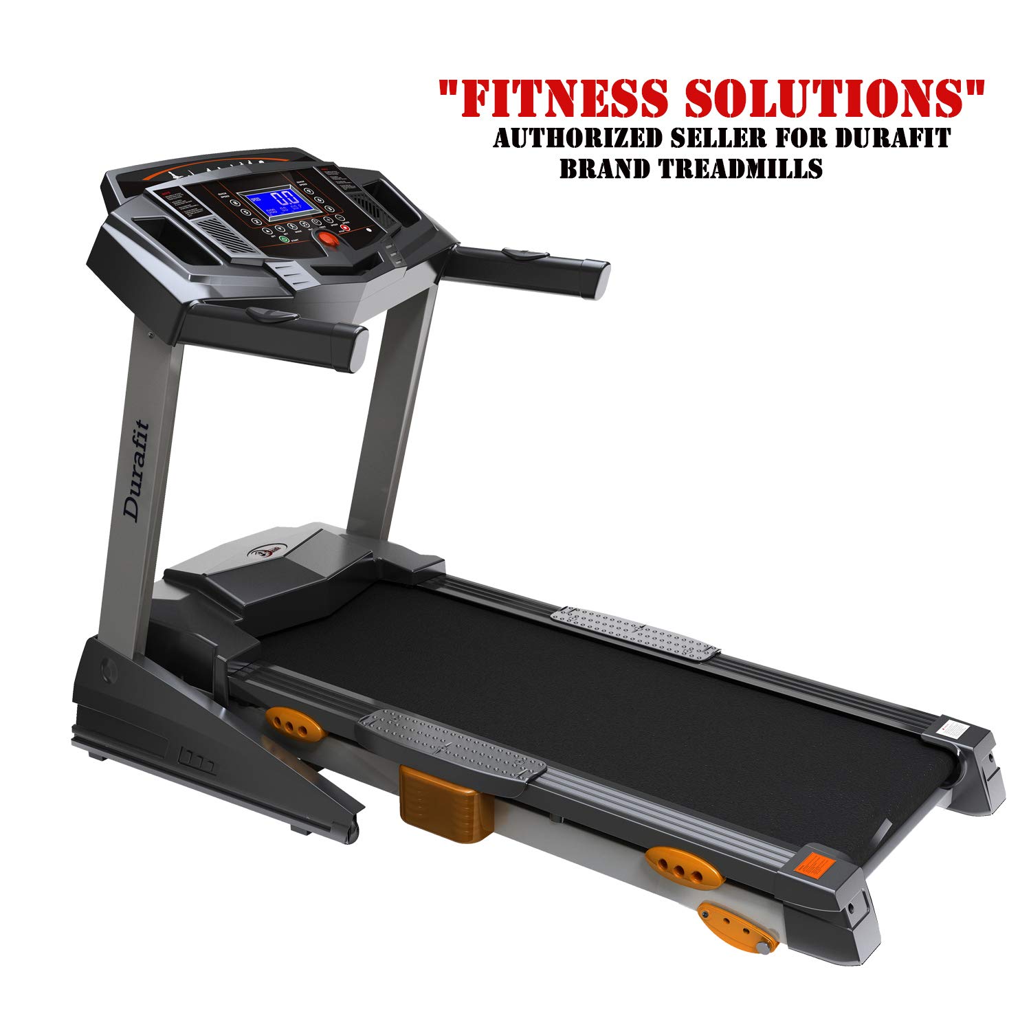 Durafit Heavy 5 HP Peak DC Motorized Treadmill Manual Incline