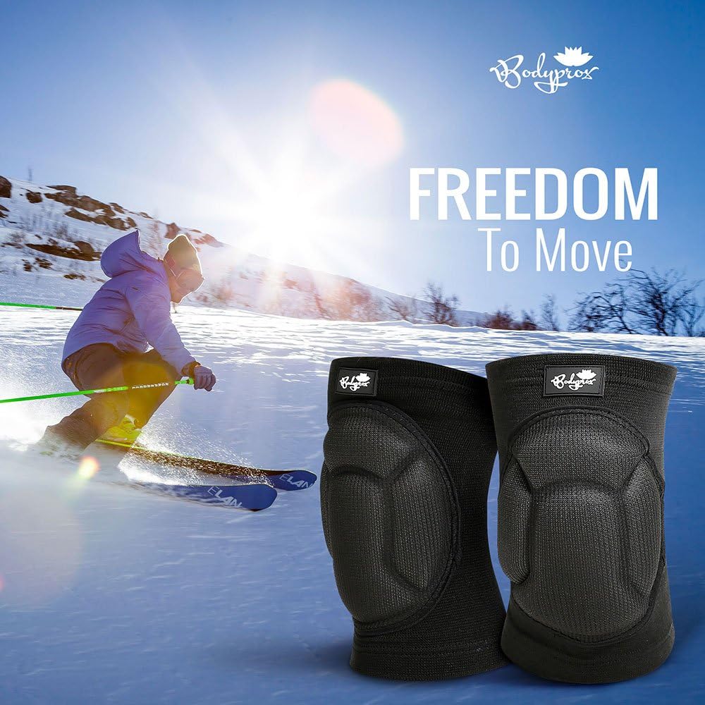 Bodyprox Protective Knee Pads, Thick Sponge Anti-Slip, Collision Avoidance Knee Sleeve : Sports & Outdoors