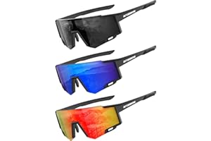 NSSIW Kids Sunglasses Boys Sunglasses-for-Kids: Sports Sun Glasses with UV400 Boys Girls Youth Baseball 3 Pack Age 6-16