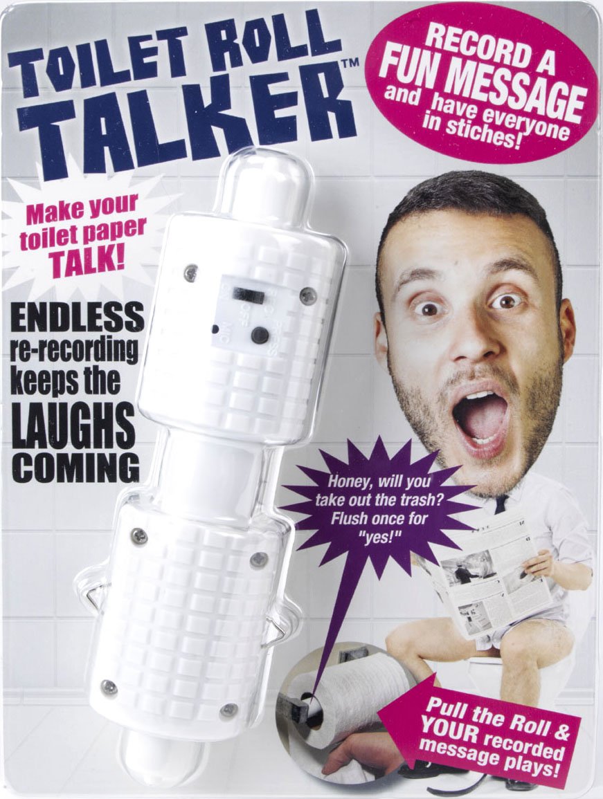 Recordable Toilet Roll Talker Makes Your Regular Toilet Paper Talk