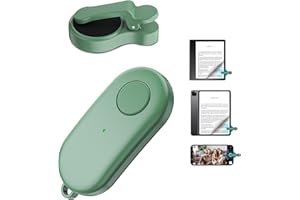 HIGHGO Remote Control Page Turner for Kindle Paperwhite Oasis Kobo eReaders,Kindle Clicker Page Turner Accessories for iPhone,iPad, Android Tablets Reading Novels,Camera Video Record&Shutter Selfie (Green)