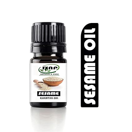 DNP 100% Pure, Natural and Undiluted Cold Pressed Sesame Seed Oil for Hair and Skin (15ml)