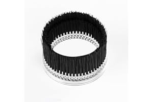 FoxAlien Brush Replacement for 69mm Diameter Dust Shoe for CNC Router Machine, Compatible with 52mm Spindle Motor and 65mm Router, Hose Diameter 38mm