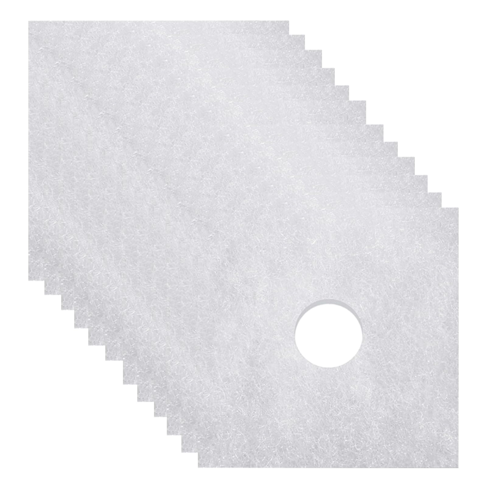 Replacement Filters for Helios Type ELF ELSN ELS Series Ventilation System Air Filter Class G2 160 x 160 mm Diameter 42 mm Bathroom Fan Dust Filter - Replacement Filter 00939 Pack of 12