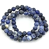 Paialco Protection Stretch Bracelets Natural Or Created Gemstone Healing Crystal Round Beads, Set of 3