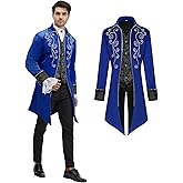 Men's Steampunk Gothic Medieval Vintage Jacket for Halloween