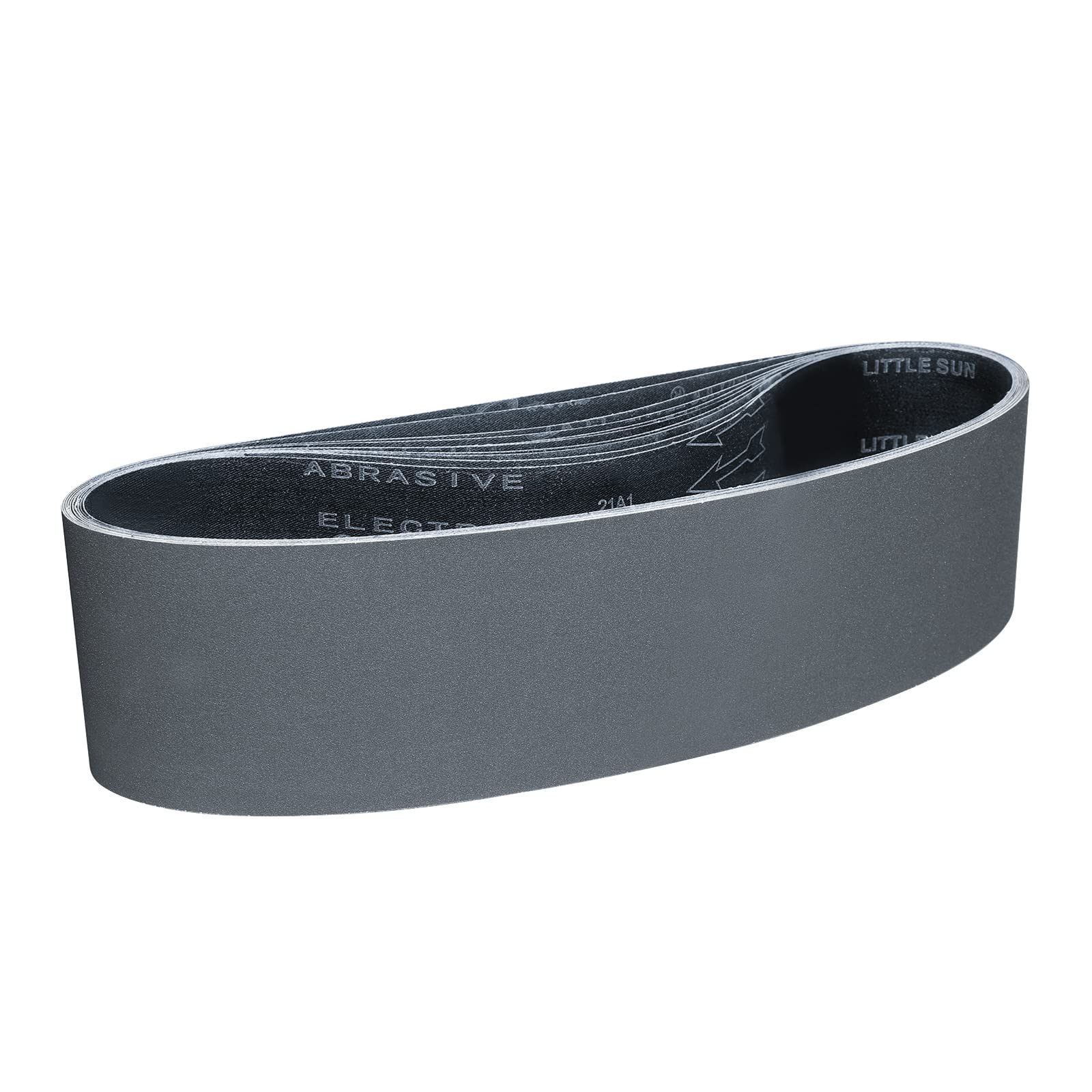 Sruhrak Sanding Belts 100 x 915 mm - Pack of 5 240 Grit Silicon Carbide Sanding Belts for Polishing and Rust Removal of Metal