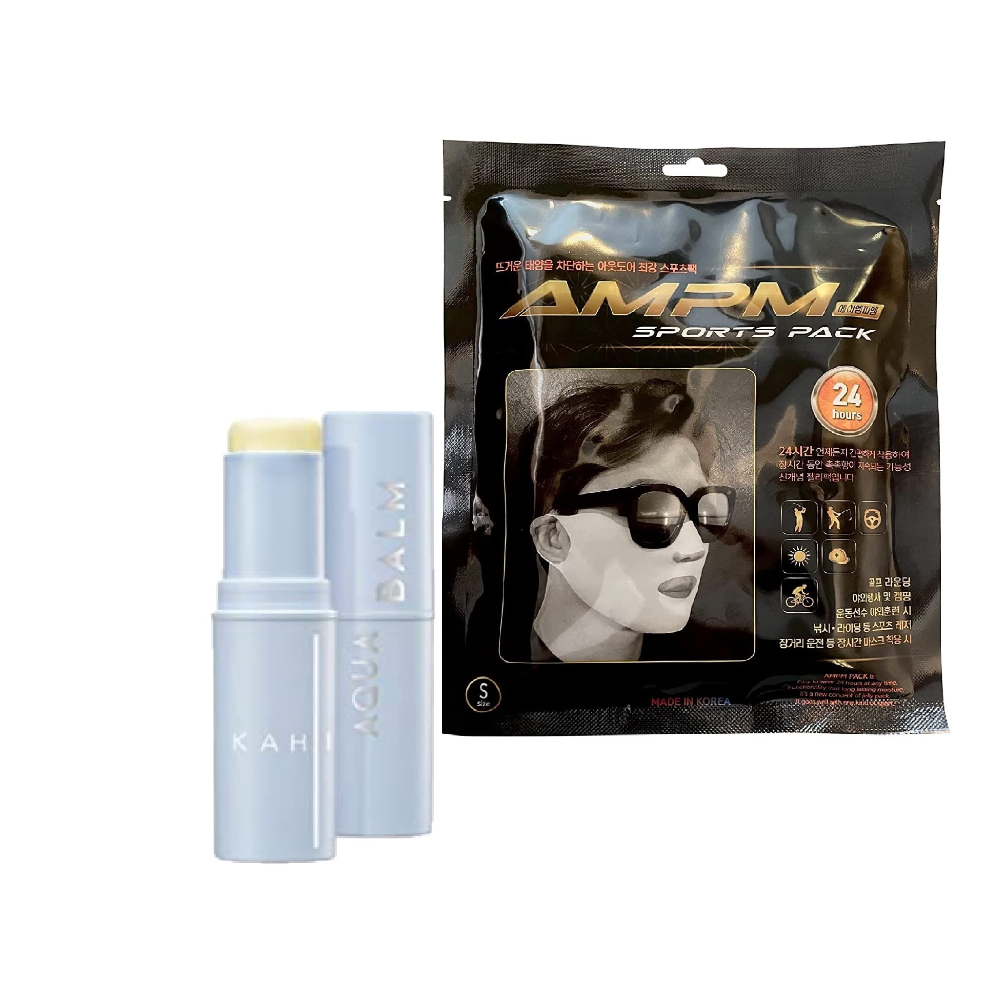sound of seoul Spf 50.0 KAHI AQUA Balm With SunScreen, SPF50+ & PA++++, Contains Jeju Origin Oil & Collagen, Made In Korea, 9g
