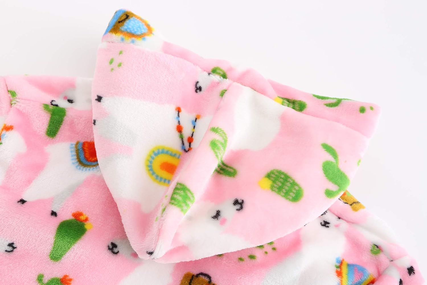 Kids Ultra-Soft Flannel Hooded Bathrobes for Boys and Girls: Clothing