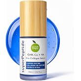 Pure &amp; Cimple superPeptide 1% Copper Peptide Serum for Face &ndash; 99.9% Pure GHK-Cu &amp; Collagen Tripeptide &ndash; Firms, Lifts &amp; Restores Density for Mature Sensitive Skin &ndash; Barrier Repair Ectoin &amp; Cica &ndash; 1oz