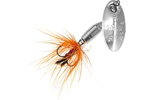 Panther Martin PMF Deluxe Dressed Fly Barrel Body Spinner Fishing Lure Catches Trout, Walleye, Perch, Crappie, Pickerel, Bream, Dolly Varden & More