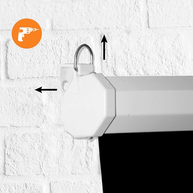 Pantalla de proyeccion manual de 140 x 105cm , Luxscreen 72 ...