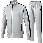 Feiairuike Men's Tracksuits 2 Piece Outfits Sweatsuits for Men Long Sleeve Track suits Athletic Full Zip Active Sports Sets