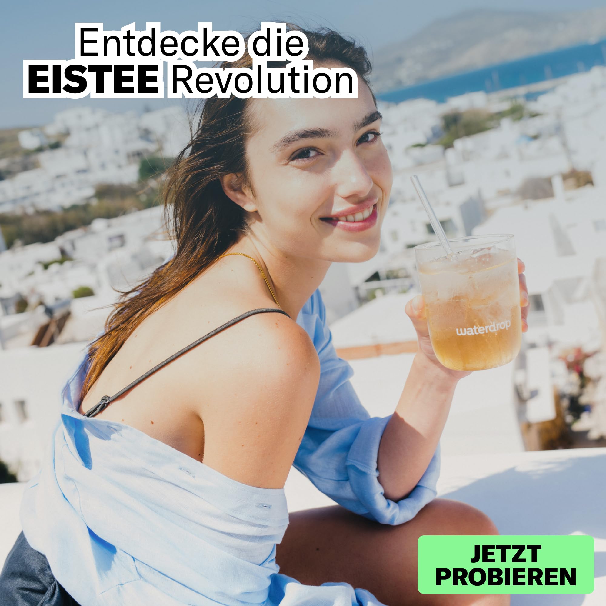 waterdrop® Eistee Mix - 36 Drops Pfirsich, Zitrone & Himbeere - zuckerfreier Durstlöscher & Alternative zu Sirup und Getränkepulver - Ice Tea mit Vitaminen & Schwarzem Tee für Wasser mit Geschmack 7