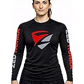 Zed Honra - Women's Model 1" Rash Guard - Compression Shirt for Jujitsu, BJJ, No Gi, MMA Training | Long Sleeve