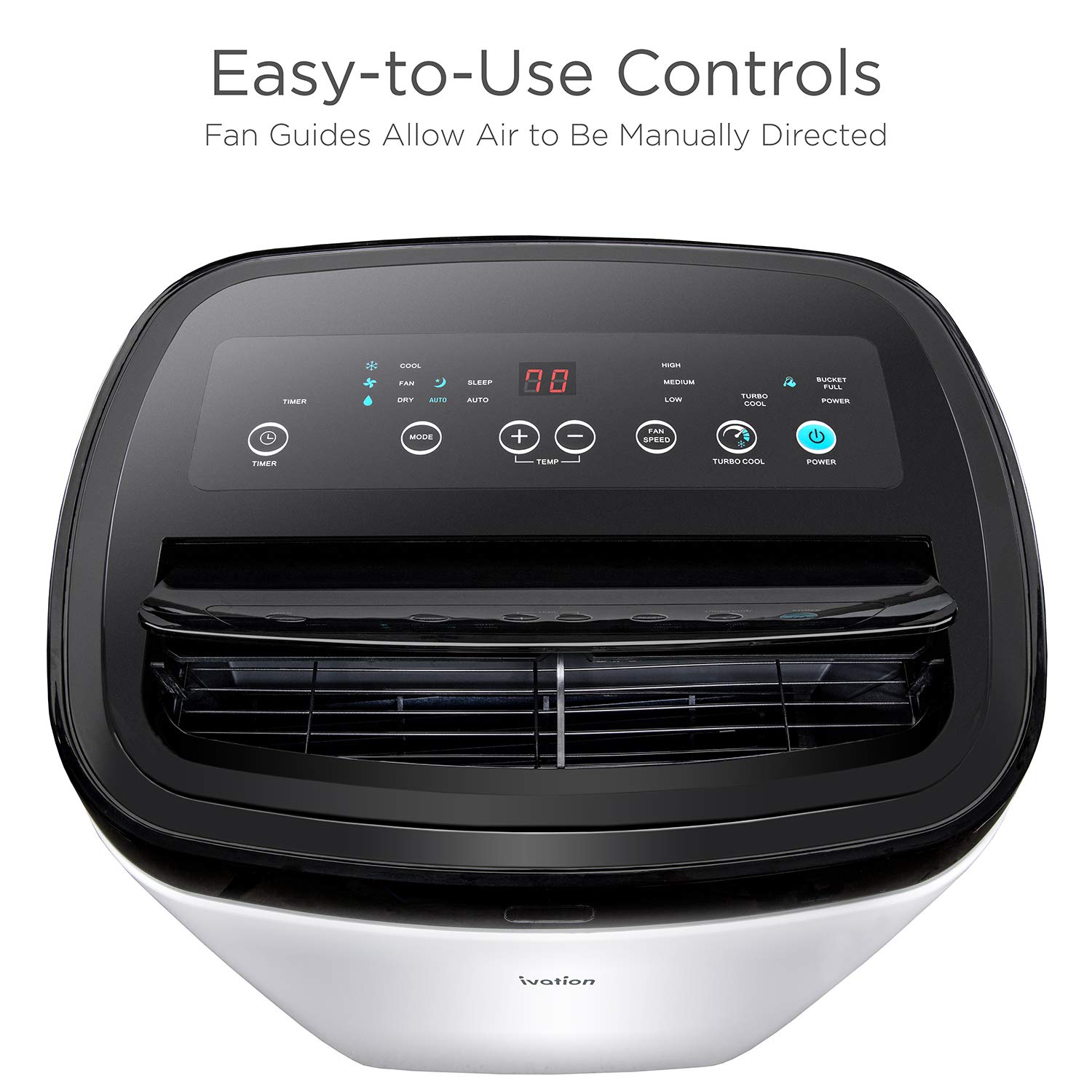 Ivation 14,000 BTU Portable Air Conditioner Powerful AC Unit