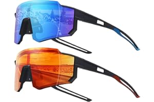 STORYCOAST Polarized Sports Sunglasses for Men Women,Driving Fishing Cycling Mountain Bike Sunglasses UV400 Protection