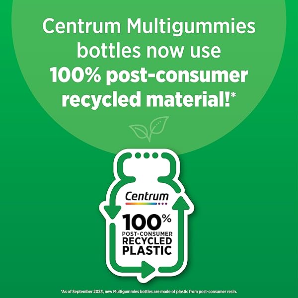 CENTRUM MULTIGUMMIES MULTI+ OMEGA 3 DUAL ACTION, ADULT MULTIVITAMIN, MULTIVITAMIN/MULTIMINERAL/OMEGA 3 SUPPLEMENT, STRAWBERRY/LEMON/ORANGE FLAVORS – 110 COUNT