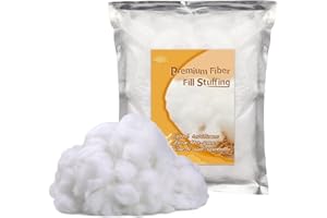 Tikjiua Pillow Stuffing for Couch Pillows,3.5OZ Polyester Fiber Fill Stuffing, Polyester Pillow Fiber Fill, High Resilience Fiberfill Stuffing for Stuffed Animals, Couch Cushions, Pillow Stuffing