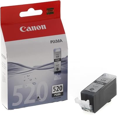 Canon PGI-520BK Black Ink Cartridge 19ml for Pixma IP MP MX Printers 2932B011