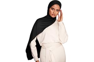 VOILE CHIC Premium Jersey Hijab Scarf For Women - Islamic Head Scarf Wrap Hijabs