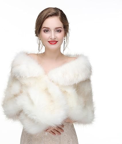 Amazon faux fur shawl Clearance