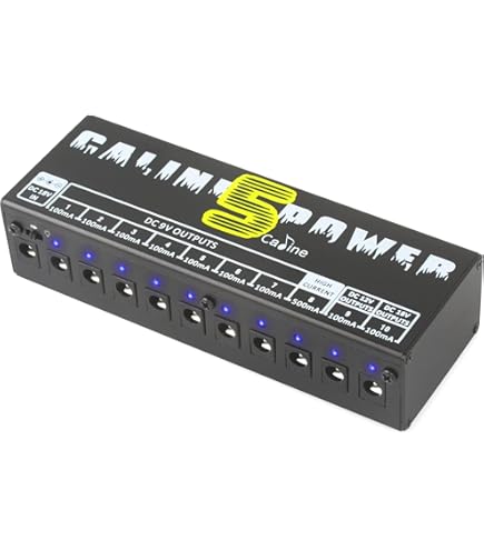 Amazon.com: Caline CP-205 Guitar Power Supply 8 Truly Isolated DC