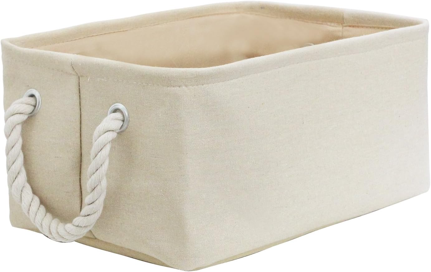 WM Homebase Aufbewahrungskorb Spielzeugkorb Stoffkorb in Beige