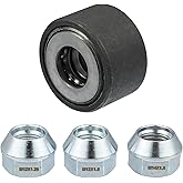 Motoforti Universal Wheel Stud Installer Tool, Tire Stud Tool, M12x1.25 M12x1.5 M14x1.5, Iron, with 3/4" Hex Wheel Lug Nuts, 