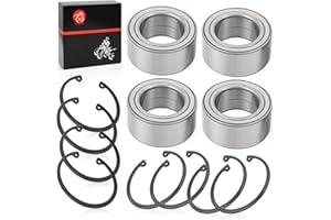 MOTO1988 Front Rear Wheel Bearings 44x72x33mm & Ring Clip Compatible with Polaris RZR 900 1000 Turbo RS1 XP S 4 All Models 2011-2020 3514699 3514822 3514924 3515090 7710780 7710440