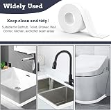 MOKANI 3 Rolls Bath Sealant Strip Self Adhesive Caulk Tape 126 in x 1.5 in view 7