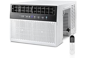 Antarctic Star 10,000 BTU Window Air Conditioners, U-Shaped Air Condtioner Window Unit Cools up to 450 Sq. Ft, 6 Modes 24H Timer Energy-saving Window AC Units, Easy to Install, White