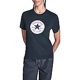 Converse Womens Casual Chuck Patch Logo Crew Neck T-Shirt