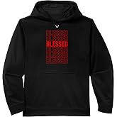 Red Blessed Red Graphic Performance Hoodie