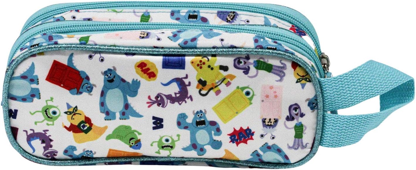 Monsters Inc Mike and Sully-3D Double Pencil Case, Multicolour, 22 x 9.5 cm - Image 4