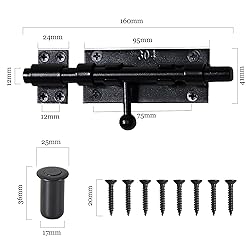 Barrel Bolt Latch Slide Bolt Latch Hardware 6.3