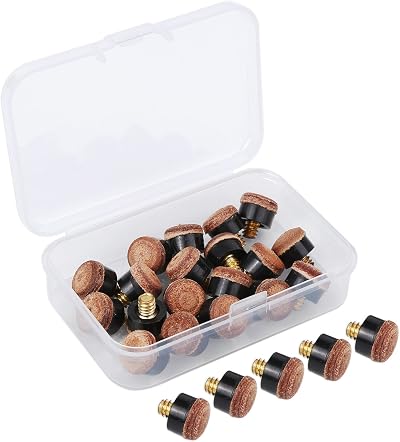 BBTO 20 x 10 mm Cue Tips Brown with Plastic Storage Box