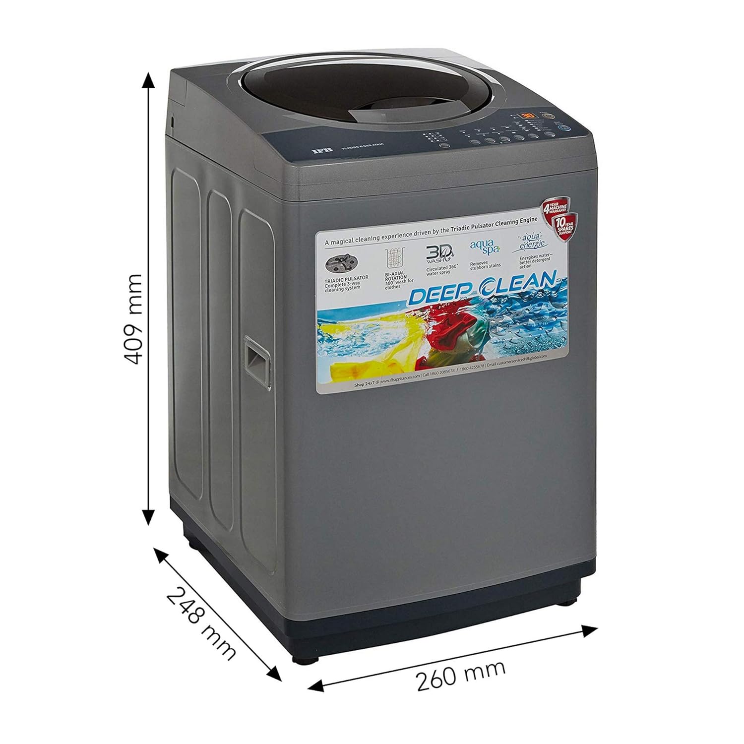 FullyAutomatic Top Loading Washing Machine IFB 6.5 kg TLRDS/RDSS