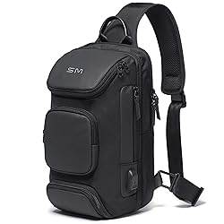 SMONT Sling Bag for Men, Chest Shoulder Bag with