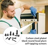 qxayxa 520 Pcs Mini Self Tapping Screws M2-M3 Black Torx Kit view 4