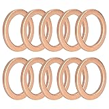 M12 Copper Oil Drain Plug Crush Washer Gasket Fits