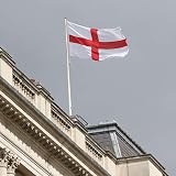 SHATCHI England Flag St George’s Cross 8 x 5ft Polyester with Brass Eyelets view 7