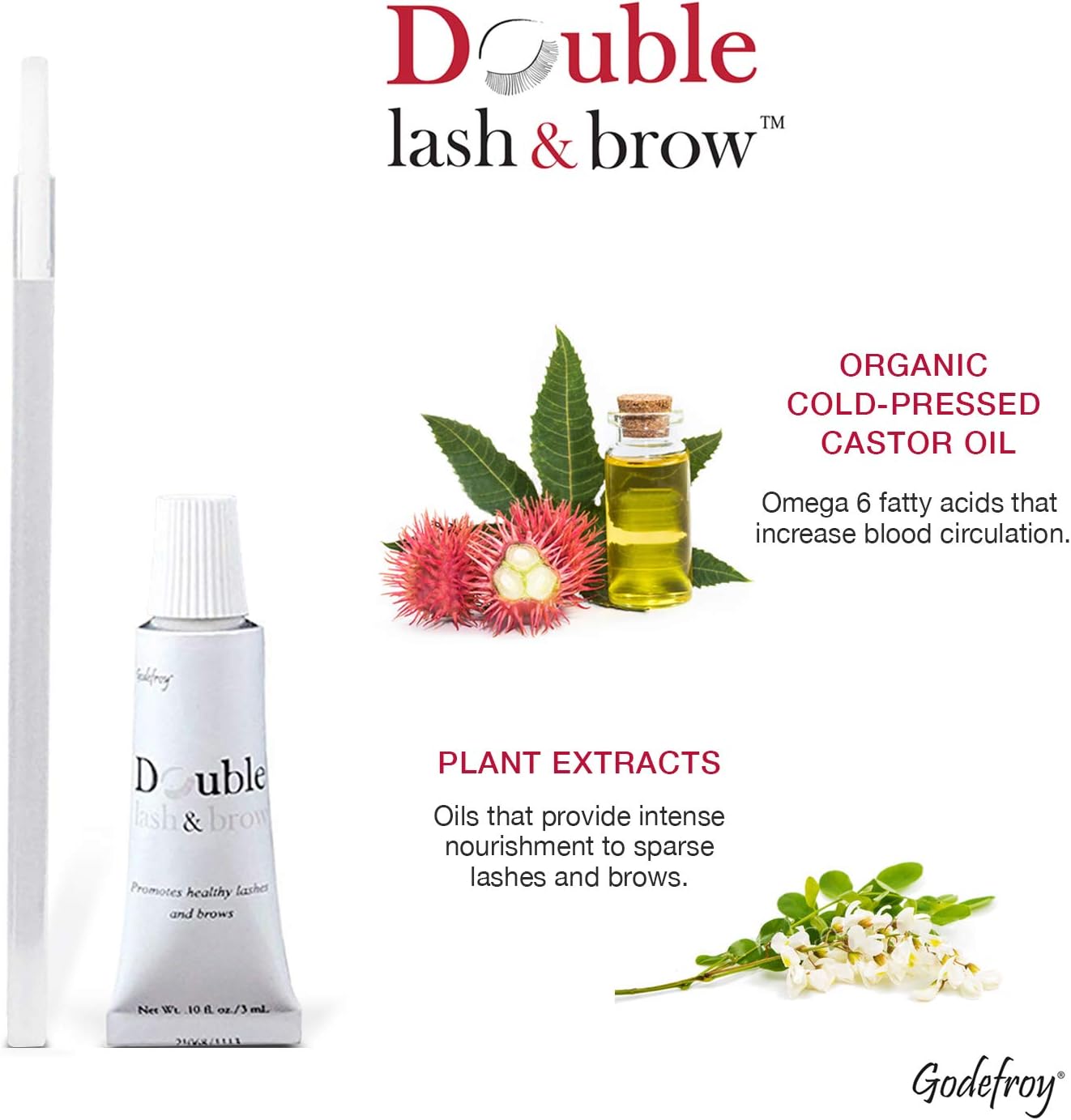 Godefroy Double Lash and Brow Treatment, No Color - Image 4
