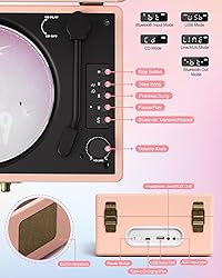 CD Player Portable for Home with Upgraded Speakers